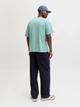 Футболка хлопковая длинная мужская Jack & Jones 12287990 2XL Mineral Blue (5715830433199) - изображение 2
