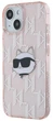 Панель Karl Lagerfeld IML Choupette Head & Monogram для Apple iPhone 13 Pink (3666339286071) - зображення 2