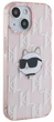 Панель Karl Lagerfeld IML Choupette Head & Monogram для Apple iPhone 13 Pink (3666339286071) - зображення 4