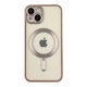 Чохол TPU Metallic Chrome Full Camera with Magsafe для iPhone 15 Titan - изображение 1
