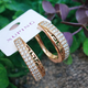 Сережки Xuping Jewelry довжина 2.3см медичне золото позолота 18К с799 - зображення 2