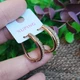 Сережки Xuping Jewelry довжина 2.3см медичне золото позолота 18К с799 - зображення 5