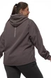 Спортивная кофта женская Freever UF 5502 коричневая 4XL - изображение 7