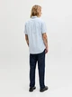 Рубашка хлопковая летняя мужская Jack & Jones 12289160 M Celestial Blue (5715830356245) - изображение 2