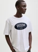 Футболка хлопковая длинная мужская Jack & Jones 12290417 L White (5715825501155) - изображение 3