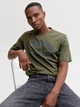 Футболка хлопковая длинная мужская Jack & Jones 12291213 L Dusty Olive (5715827010716) - изображение 3