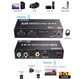 HDMI 4k 2.0b переключатель 2x1 с ARC оптический Toslink SPDIF коаксиальный аналоговый RCA аудио коммутатор 2 на 1 порт (OZV2) - изображение 3