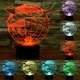 Настольный 3D-ночник Touch Switch Control LED Light с сенсорным управлением и RGB-подсветкой для спальни и детской комнаты (D41F8CF1BEC2) - изображение 1
