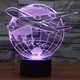 Настольный 3D-ночник Touch Switch Control LED Light с сенсорным управлением и RGB-подсветкой для спальни и детской комнаты (D41F8CF1BEC2) - изображение 3