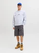 Шорты короткие мужские Jack & Jones 12291369 S Asphalt (5715830550148) - изображение 6