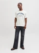 Футболка хлопковая длинная мужская Jack & Jones 12291213 2XL Cloud Dancer (5715830433946) - изображение 6
