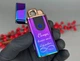USB запальничка на зарядці та Газова з персональним гравіюванням, Чорна металева юсб з текстом подарунок. 33421G-6 (30) - зображення 7