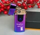 USB запальничка на зарядці та Газова з персональним гравіюванням, Чорна металева юсб з текстом подарунок. 33421G-6 (21) - зображення 7