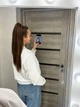 Бомбер женский из еко-кожи белый 42-44 с1038.8120 - изображение 2