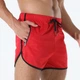 Красные короткие мужские спортивные шорты 3452 XL Красный - изображение 3