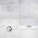 Керована світлодіодна люстра ASTRA 60W 5F 560x95-WHITE-220-IP20 - зображення 3