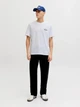 Набор футболок хлопковых длинных мужских Jack & Jones 12297298 S 3 шт Celestial Blue (5715865859636) - изображение 4
