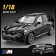 Колекционная литая металлическая модель автомобиля BMW X5 M Competition LCI черная 1:18 - изображение 1