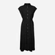 Платье-рубашка миди летнее женское Vero Moda 10282532 XS Black (5715371010293) - изображение 5