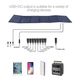 Складна сонячна панель Solar Panel Charger 30W (4 панелі) Чорна - зображення 2