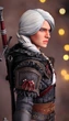 Фігурка 3D Magicca Відьмак Цирі The Witcher Ciri 40 см 3DM TW C 40 - зображення 5