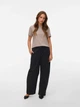 Футболка хлопковая женская Vero Moda 10316991 XS Moon Rock (5715867329007) - изображение 4