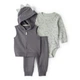 Комплект Carter's 3в1 боди, жилет, брюки для мальчика 61-69 см (1U066510_6M) - изображение 1