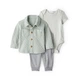 Комплект Carter's 3в1 боді, сорочка, штани для хлопчика 55-61 см (1U065110_3M) - зображення 1