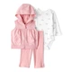 Комплект Carter's 3в1 боди, жилет, брюки для девочки 69-72 см (1U066110_9M) - изображение 1