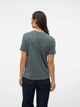 Футболка хлопковая женская Vero Moda 10316991 M Balsam Green (5715613357049) - изображение 2