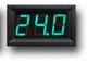 Вольтметр LED 4.5-30В цифровой электронный светодиодный 1.5 см 0.56" экран Зеленый LED (556321642) Черный - изображение 10
