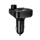 АЗП з FM-модулятором BOROFONE BC61 Ocean 45W(1A1C) car BT FM transmitter Black (6941991125126) - изображение 5