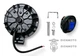 Фара дополнительная круглая, 3 диода, линза 12-80V "LED" LipaI - изображение 2