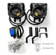 Фары дополнительные (пара) диодные овальные, 70‑55mm, 12‑20V, IP67, белый/желтый свет. - изображение 1