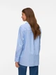Рубашка хлопковая оверсайз женская Vero Moda 10336329 XS Hydrangea (5715826807713) - изображение 2