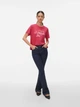 Футболка хлопковая женская Vero Moda 10341351 S Jazzy (5715867308668) - изображение 4