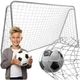 Сетка для футбольных ворот 213 x 150 x 90 см ячейка 10 x 10 см - изображение 2