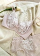 Женский сетчаcтый комплект белья из бюстгальтера и трусиков Spring Elegance (2015-80B-02) Пудровый 80B No Brand - изображение 7