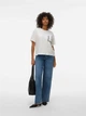 Футболка хлопковая женская Vero Moda 10342355 L Snow White (5715867585670) - изображение 4