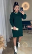 Женское платье вязаное изумрудное 42-56 с1524.5060.01 - изображение 1