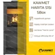 Стальная печь-камин на дровах KAWMET HARITA S15i S-Box 6.5 кВт - изображение 2