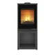 Стальная печь-камин на дровах KAWMET HARITA S15v S-Box Decor 5.7 кВт - изображение 1