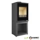 Стальная печь-камин на дровах KAWMET HARITA S15v S-Box Decor 5.7 кВт - изображение 8