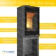 Стальная печь-камин на дровах KAWMET VENUS S16 L-Box Decor 9.5 кВт - изображение 4