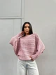 Женский свитер повседневный пудровый 42-56 с1524.5054.01 - изображение 5