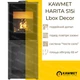 Стальная печь-камин на дровах KAWMET HARITA S15i L-box Decor 6.5 кВт - изображение 2