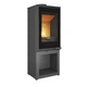 Стальная печь-камин на дровах KAWMET VENUS S16 S-Box Decor 9.5 кВт - изображение 5