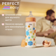 Бутылочка пластик Chicco PERFECT Easy, 330 мл, соска силікон, 4 м+, Оранжевый - изображение 5