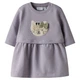 Утепленное платье Name it Cute Cat, цвет сиреневый, размер 74 (261.13251688.LGRA) - изображение 1