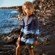 Футболка-рашгард для купання Molo Noble Big Ocean, колір синій, розмір 122/128 (8S26P206.5198) - зображення 3